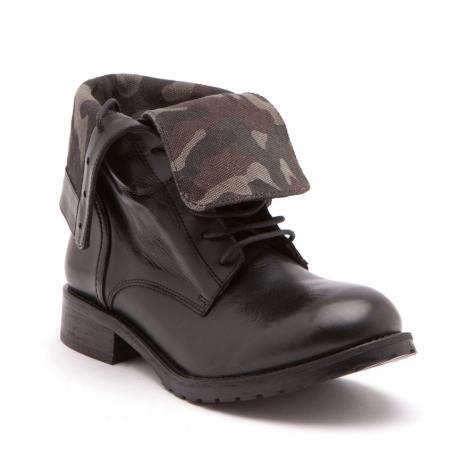Boots revers militaire Texto
